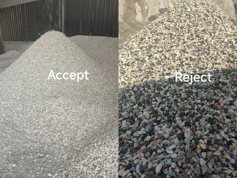 High capacity stone color sorter used in customer site