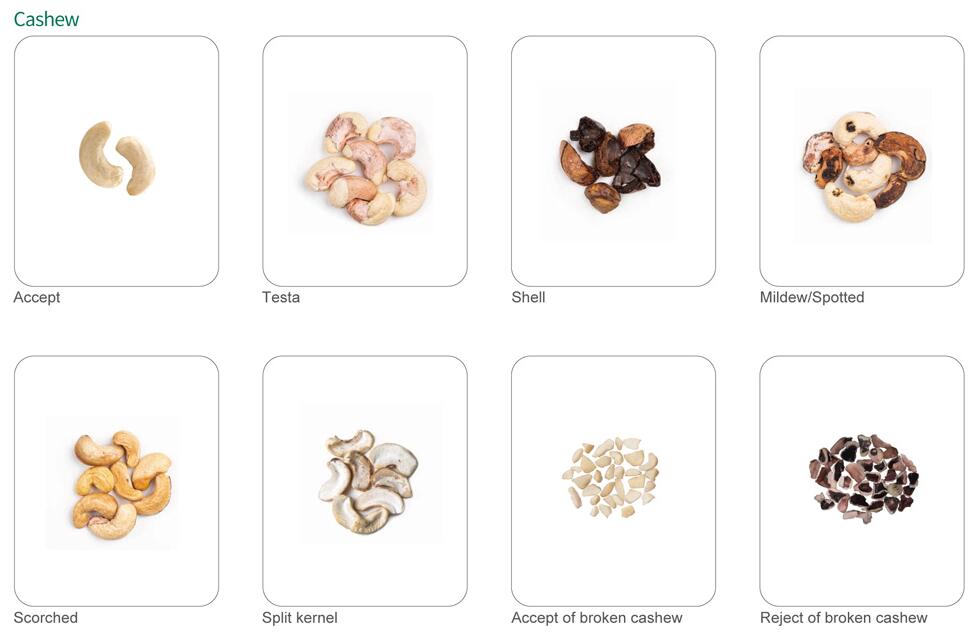 nuts colour sorter